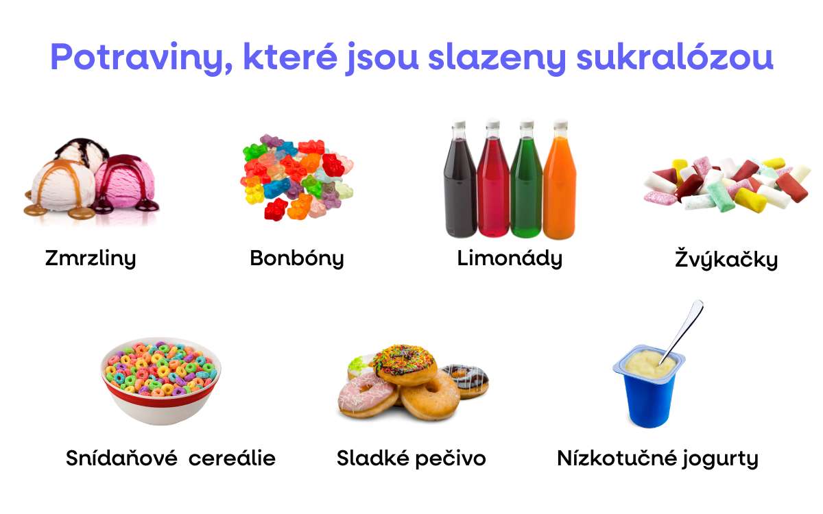 potraviny slazene sukralozou